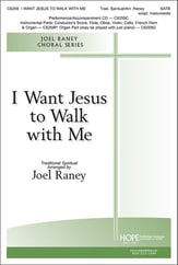 I Want Jesus to Walk with Me SATB choral sheet music cover